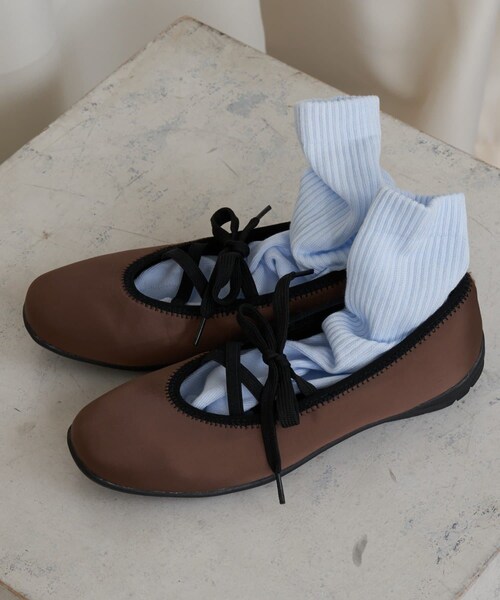 CIAOPANIC TYPY(チャオパニックティピー)の「≪26SS展示会アイテム≫【S~XL展開】バレエスニーカー(バレエシューズ・レディース・ネイビー/ブラック/ブラウン・XL/L/M/S)」の3枚目の写真