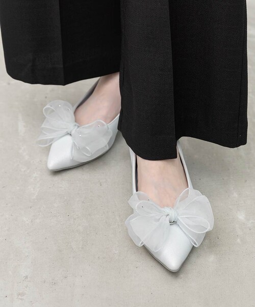 RANDA（ランダ）の「2WAY シアーリボンチャンキーヒールパンプス（その他・レディース・その他）」の14枚目の写真