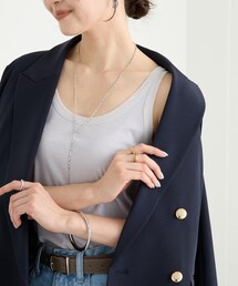 RIVE DROITE | 予約【フェミニンなムードを演出】チュールリブタンクトップ(タンクトップ)