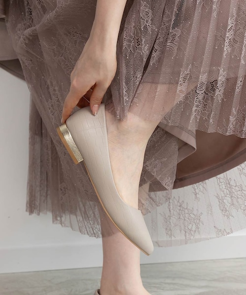 RANDA（ランダ）の「新色/ポインテッドトゥローヒールパンプス（その他・レディース・その他）」の2枚目の写真