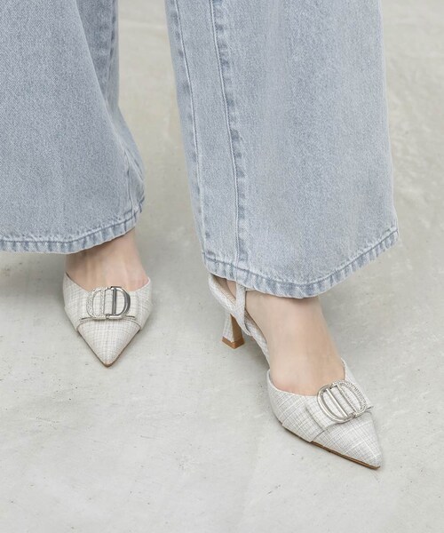 RANDA（ランダ）の「新色/ビジューパーツストラップパンプス（その他・レディース・その他）」の4枚目の写真