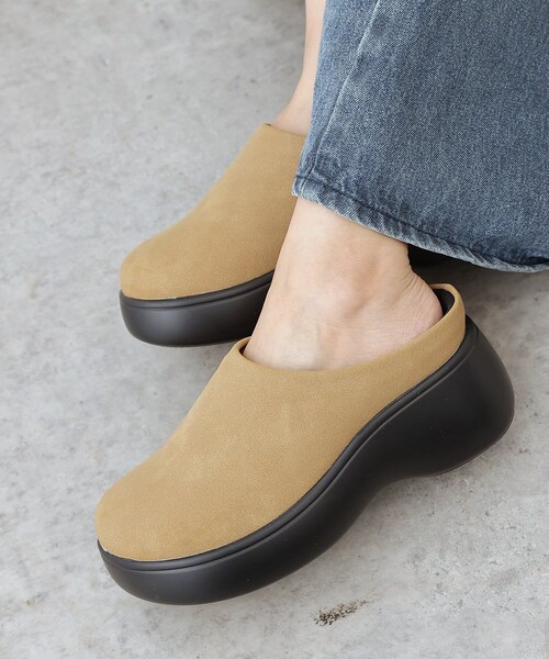 COLONY 2139(コロニートゥーワンスリーナイン)の「厚底サボサンダル(その他シューズ・レディース・ベージュ/ブラック・M/L)」の1枚目の写真