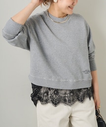 PUAL CE CIN | ロゴ刺繍ショートスウェット(Tシャツ/カットソー)