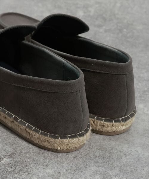 BAYFLOW（ベイフロー）の「≪予約≫フェイクスエードエスパドリーユ（その他・メンズ・チャコール18/ベージュ55・S(26.5cm)/M(27.5cm)）」の14枚目の写真