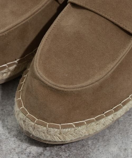 BAYFLOW（ベイフロー）の「≪予約≫フェイクスエードエスパドリーユ（その他・メンズ・チャコール18/ベージュ55・S(26.5cm)/M(27.5cm)）」の10枚目の写真