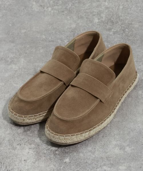 BAYFLOW（ベイフロー）の「≪予約≫フェイクスエードエスパドリーユ（その他・メンズ・チャコール18/ベージュ55・S(26.5cm)/M(27.5cm)）」の9枚目の写真