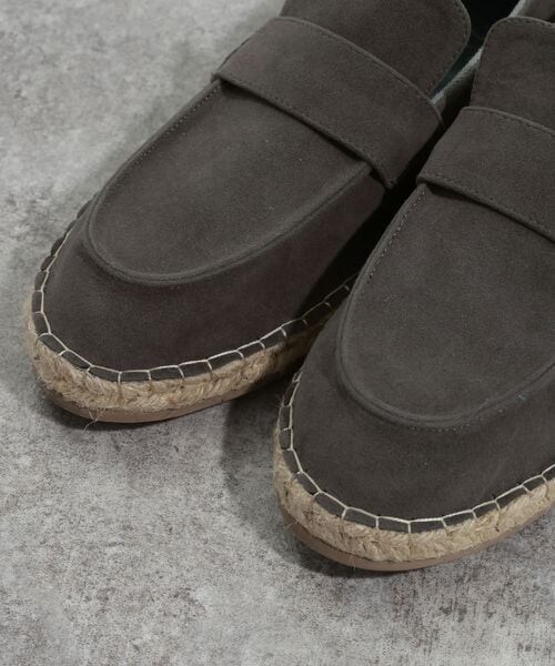 BAYFLOW（ベイフロー）の「≪予約≫フェイクスエードエスパドリーユ（その他・メンズ・チャコール18/ベージュ55・S(26.5cm)/M(27.5cm)）」の13枚目の写真
