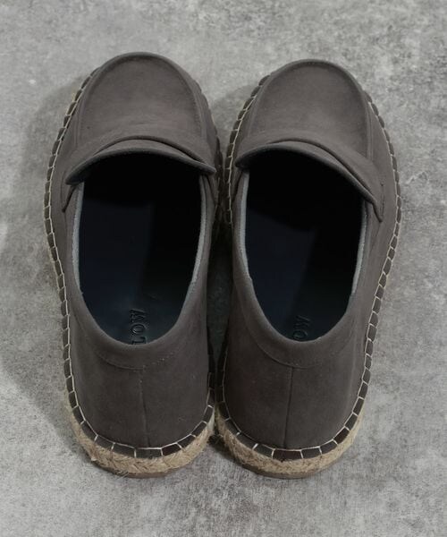 BAYFLOW（ベイフロー）の「≪予約≫フェイクスエードエスパドリーユ（その他・メンズ・チャコール18/ベージュ55・S(26.5cm)/M(27.5cm)）」の12枚目の写真