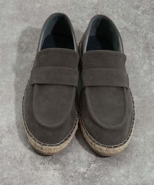 BAYFLOW（ベイフロー）の「≪予約≫フェイクスエードエスパドリーユ（その他・メンズ・チャコール18/ベージュ55・S(26.5cm)/M(27.5cm)）」の11枚目の写真
