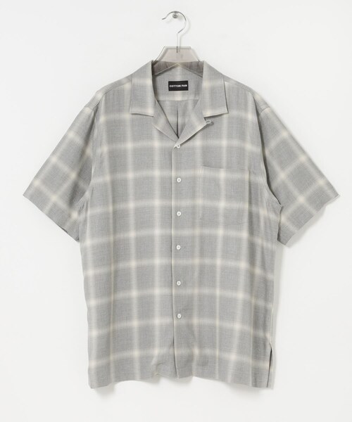 URBAN RESEARCH(アーバンリサーチ)の「COTTON PAN SOHOオンブレシャツショートスリーブ(シャツ/ブラウス・メンズ・GRAY/RED×BLK・2/3)」の9枚目の写真