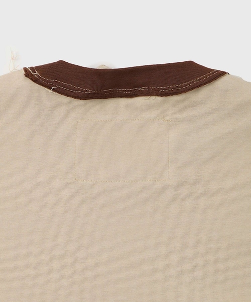 ADAM ET ROPE'（アダムエロペ）の「【CAMIEL FORTGENS/カミエル フォートヘンス】NORMAL TEE 1/1 RIB（Tシャツ/カットソー・メンズ・ベージュ・M）」の8枚目の写真