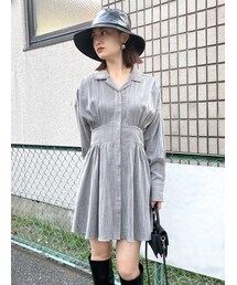 EMODA | サイドシェイプシャツワンピース(シャツワンピース)