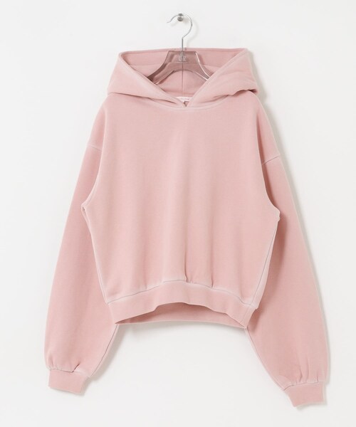 URBAN RESEARCH（アーバンリサーチ）の「Studio Doe　FLEECE CROPPED HOODIE（パーカー・レディース・PINK・S）」の3枚目の写真