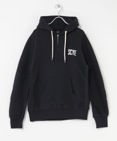 Scye　Fleece Back Jersey Hoodie
