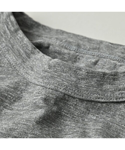 45R(フォーティファイブアール)の「ペーペー君のベタッチプリント四角Tシャツ(再び・トップ)(トップス・レディース・05-ボーンホワイト/23-グレートップ/62-カーキトップ・01-S/02-M/03-L/04-XL/05-XXL)」の13枚目の写真