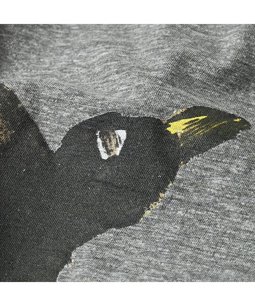 45R(フォーティファイブアール)の「ペーペー君のベタッチプリント四角Tシャツ(再び・トップ)(トップス・レディース・05-ボーンホワイト/23-グレートップ/62-カーキトップ・01-S/02-M/03-L/04-XL/05-XXL)」の14枚目の写真