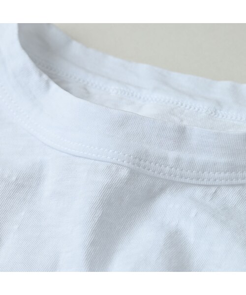 45R（フォーティファイブアール）の「ペーペー君のベタッチプリント四角Tシャツ（再び）（トップス・レディース・02-シロ・02-M/03-L/04-XL/05-XXL）」の11枚目の写真