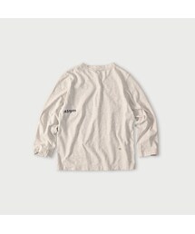 45R（フォーティファイブアール）の「45rpmロゴトリコ刺繍の四角T