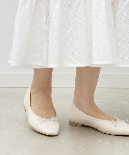 RANDA（ランダ）の「軽量 スクエアトゥフラットパンプス（その他・レディース・その他）」の4枚目の写真
