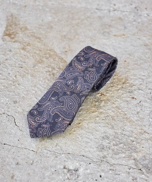 GLOBAL WORK（グローバルワーク）の「リネンブレンドアソートタイ/Salon de GW/647506（その他・メンズ・ダークオリーブ/ストライプ78/ブルー/小紋84/ネイビー/ペイズリー85/ネイビー/バティック86/ネイビー/ストライプ88/ネイビー/ストライプ89・F）」の3枚目の写真