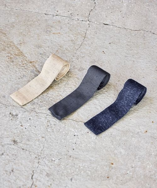 GLOBAL WORK（グローバルワーク）の「リネンブレンドニットタイ/Salon de GW/647537（その他・メンズ・チャコール18/グレージュ50/ネイビー88・ONESIZE）」の4枚目の写真