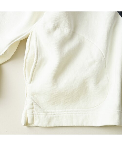 45R（フォーティファイブアール）の「葉山ものがたり 裏毛の908ブルーオーシャンケーブルフーディ（トップス・レディース・06-アンティークホワイト・02-S/04-L）」の21枚目の写真