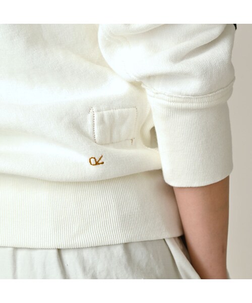 45R(フォーティファイブアール)の「葉山ものがたり 裏毛の908ブルーオーシャンスウェット(トップス・レディース・06-アンティークホワイト・02-S/04-L)」の11枚目の写真