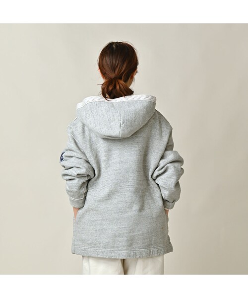 45R(フォーティファイブアール)の「葉山ものがたり 裏毛の908ブルーオーシャンケーブルフーディ(トップ)(トップス・レディース・23-グレートップ・02-S/04-L)」の7枚目の写真