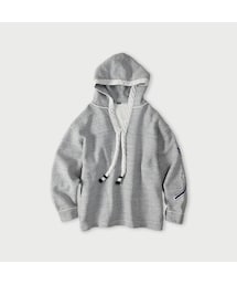 45R | 葉山ものがたり 裏毛の908ブルーオーシャンケーブルフーディ(トップ)