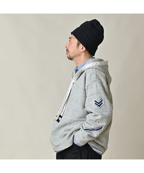 45R(フォーティファイブアール)の「葉山ものがたり 裏毛の908ブルーオーシャンケーブルフーディ(トップ)(トップス・レディース・23-グレートップ・02-S/04-L)」の10枚目の写真