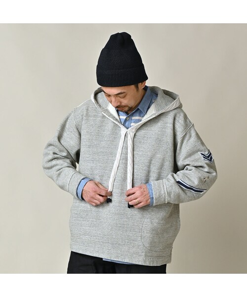 45R(フォーティファイブアール)の「葉山ものがたり 裏毛の908ブルーオーシャンケーブルフーディ(トップ)(トップス・レディース・23-グレートップ・02-S/04-L)」の9枚目の写真