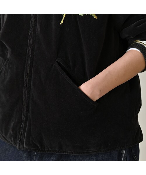 45R（フォーティファイブアール）の「葉山ものがたり 別珍の908HAYAジャン（ジャケット/アウター・レディース・78-ミッドナイトネイビー・02-S/03-M/04-L）」の11枚目の写真