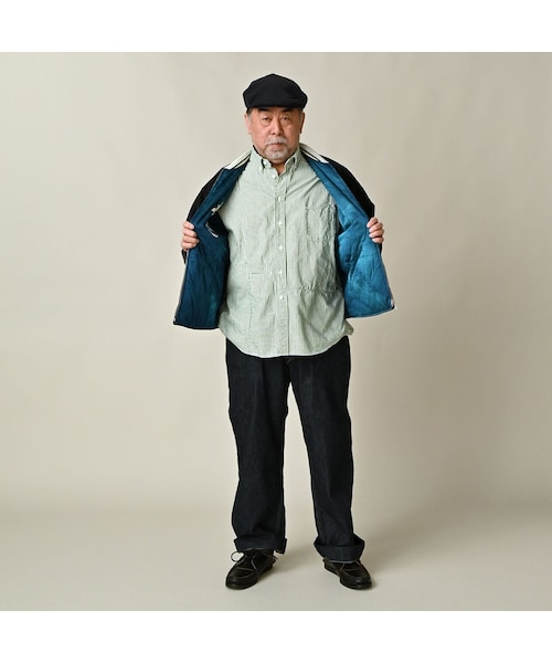 45R（フォーティファイブアール）の「葉山ものがたり 別珍の908HAYAジャン（ジャケット/アウター・レディース・78-ミッドナイトネイビー・02-S/03-M/04-L）」の4枚目の写真