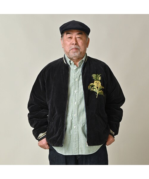 45R（フォーティファイブアール）の「葉山ものがたり 別珍の908HAYAジャン（ジャケット/アウター・レディース・78-ミッドナイトネイビー・02-S/03-M/04-L）」の7枚目の写真