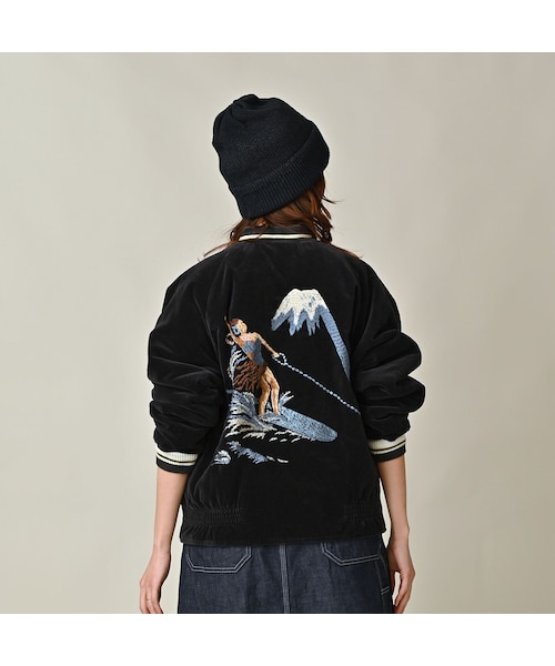 45R（フォーティファイブアール）の「葉山ものがたり 別珍の908HAYAジャン（ジャケット/アウター・レディース・78-ミッドナイトネイビー・02-S/03-M/04-L）」の6枚目の写真