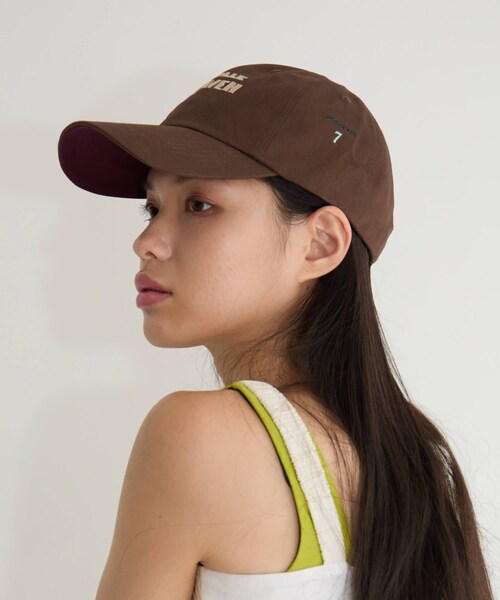 Omekashi（オメカシ）の「【LY】 Boeken cap（キャップ・レディース・グレー/ブラウン・F）」の2枚目の写真