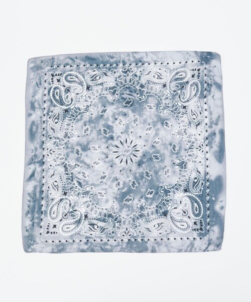 CIAOPANIC（チャオパニック）の「タイダイバンダナ（バンダナ/スカーフ・レディース・ブルー/グレー/サックスブルー・FREE）」の2枚目の写真