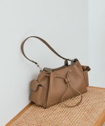 RIVE DROITE | 予約【収納力抜群】2WAYサイドポケット巾着ショルダー(ショルダーバッグ)