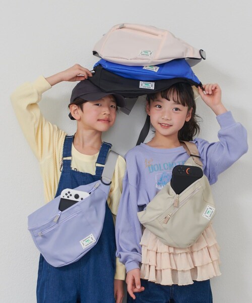 CIAOPANIC TYPY（チャオパニックティピー）の「【KIDS】【minepack】ゲーム機も楽々収納 マルチカラースイッチバッグ（ボディバッグ/ウエストポーチ・キッズ・パープル/ブルー/ベージュ/ブラック/ベビーピンク・ONE）」の5枚目の写真