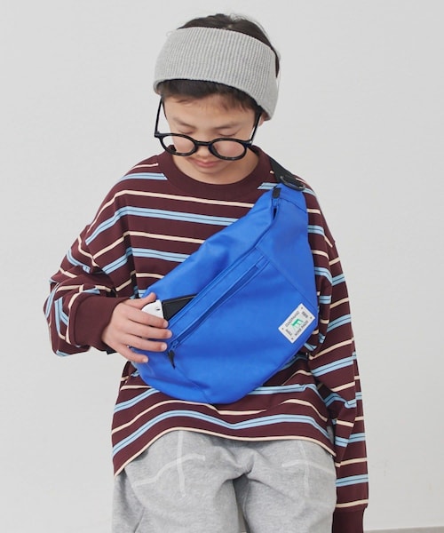 CIAOPANIC TYPY（チャオパニックティピー）の「【KIDS】【minepack】ゲーム機も楽々収納 マルチカラースイッチバッグ（ボディバッグ/ウエストポーチ・キッズ・パープル/ブルー/ベージュ/ブラック/ベビーピンク・ONE）」の4枚目の写真