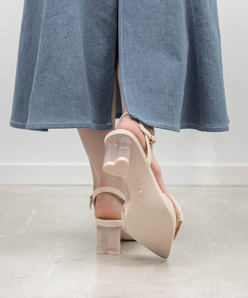 RANDA（ランダ）の「【Heart Collection】ハートスパンコールアンクルストラップパンプス（その他・レディース・その他）」の13枚目の写真