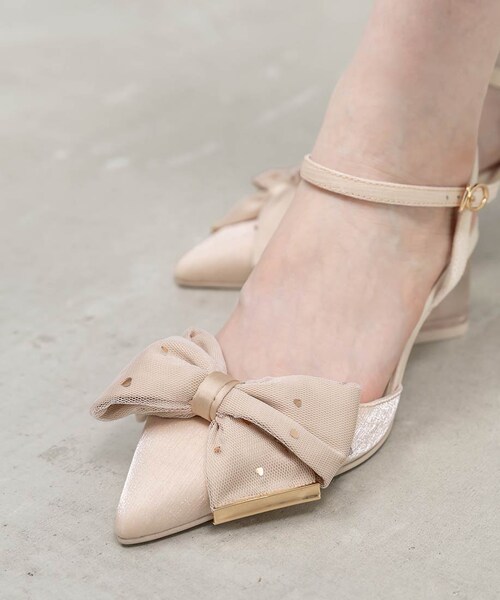 RANDA（ランダ）の「【Heart Collection】ハートスパンコールアンクルストラップパンプス（その他・レディース・その他）」の14枚目の写真