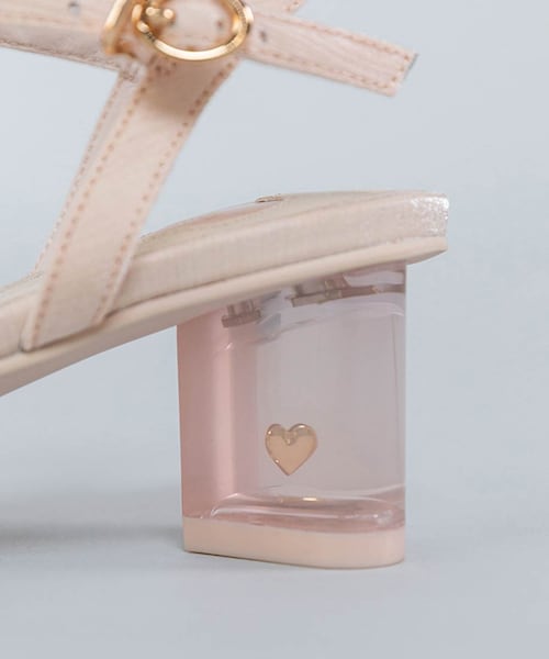 RANDA（ランダ）の「【Heart Collection】ハートスパンコールアンクルストラップパンプス（その他・レディース・その他）」の6枚目の写真