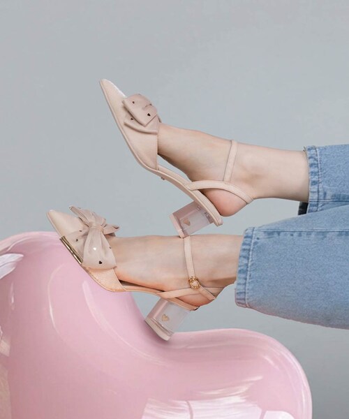 RANDA（ランダ）の「【Heart Collection】ハートスパンコールアンクルストラップパンプス（その他・レディース・その他）」の8枚目の写真