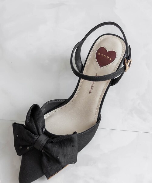 RANDA（ランダ）の「【Heart Collection】ハートスパンコールアンクルストラップパンプス（その他・レディース・その他）」の18枚目の写真