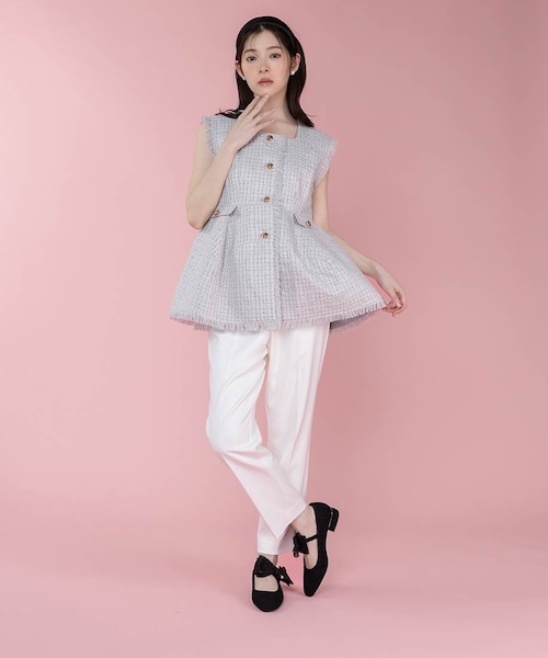 RANDA（ランダ）の「【Heart Collection】2WAY シアーリボンハートフラットパンプス（その他・レディース・その他）」の5枚目の写真