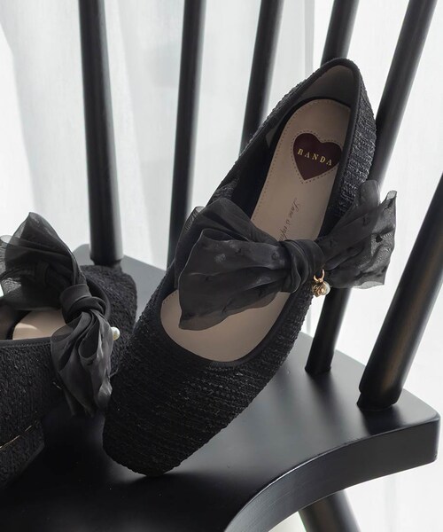 RANDA（ランダ）の「【Heart Collection】2WAY シアーリボンハートフラットパンプス（その他・レディース・その他）」の16枚目の写真