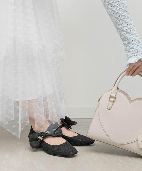 RANDA（ランダ）の「【Heart Collection】2WAY シアーリボンハートフラットパンプス（その他・レディース・その他）」の22枚目の写真