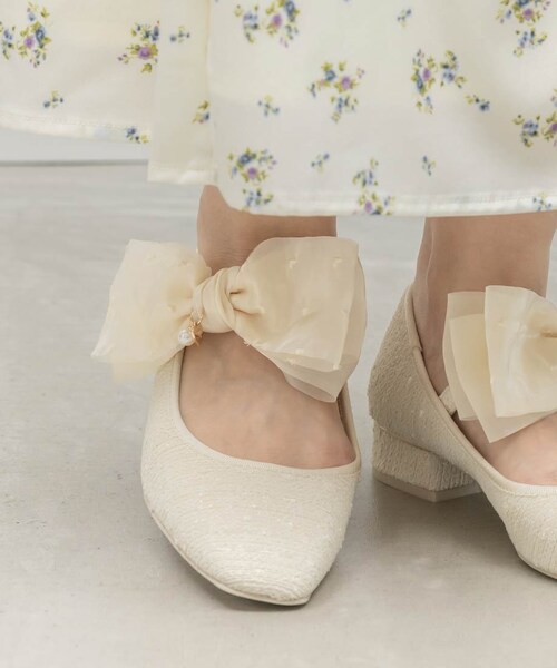 RANDA（ランダ）の「【Heart Collection】2WAY シアーリボンハートフラットパンプス（その他・レディース・その他）」の9枚目の写真