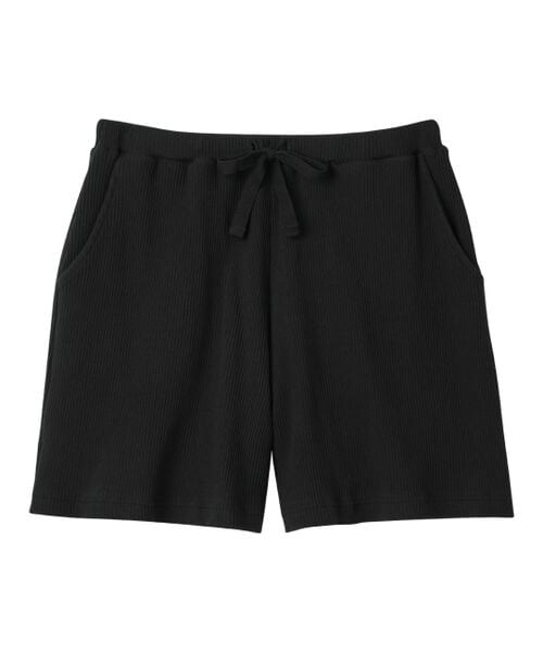 PEACH JOHN（ピーチジョン）の「リブショートパンツ（パンツ・ブラック01・S/M/M/L）」の5枚目の写真
